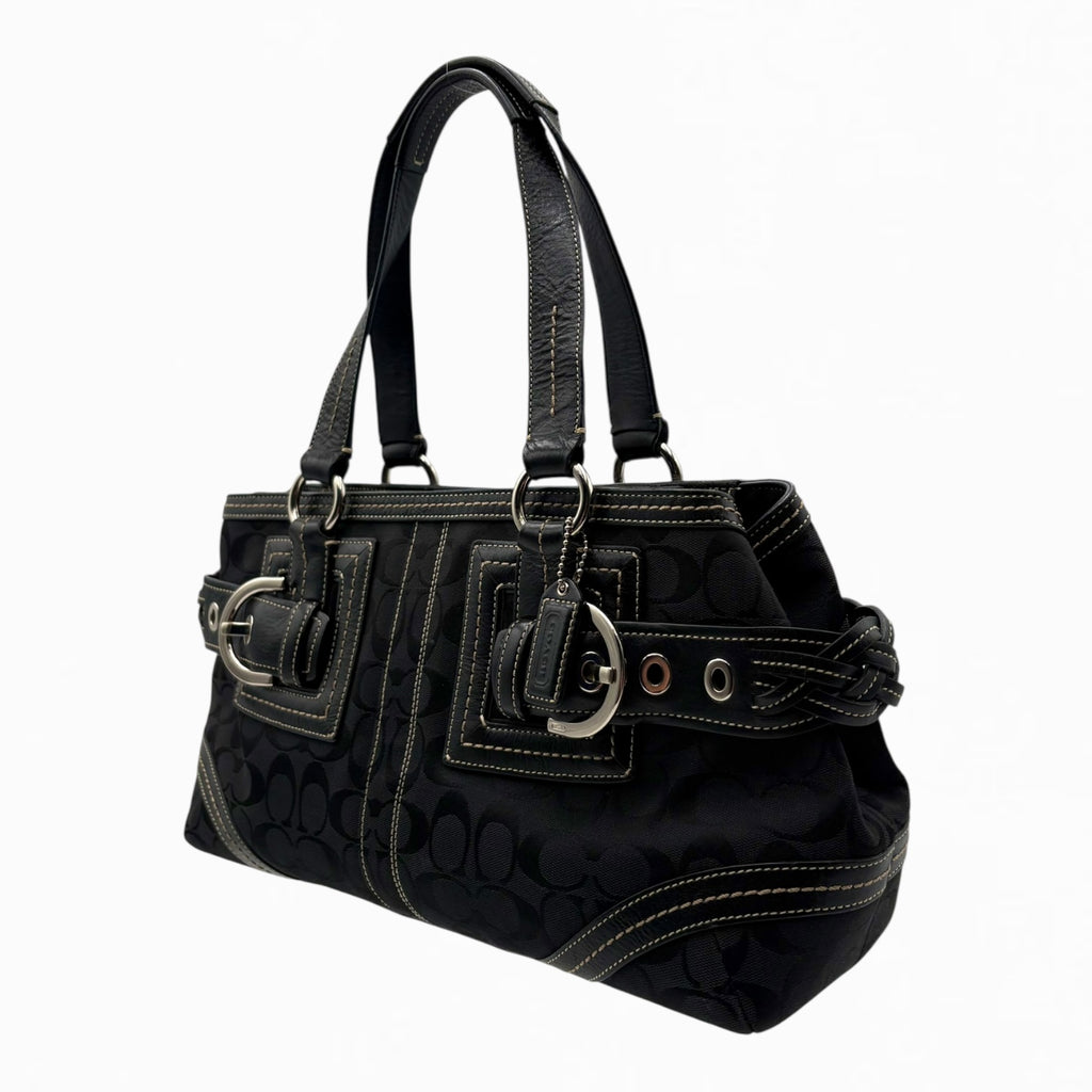 COACH MONOGRAM HAND BAG