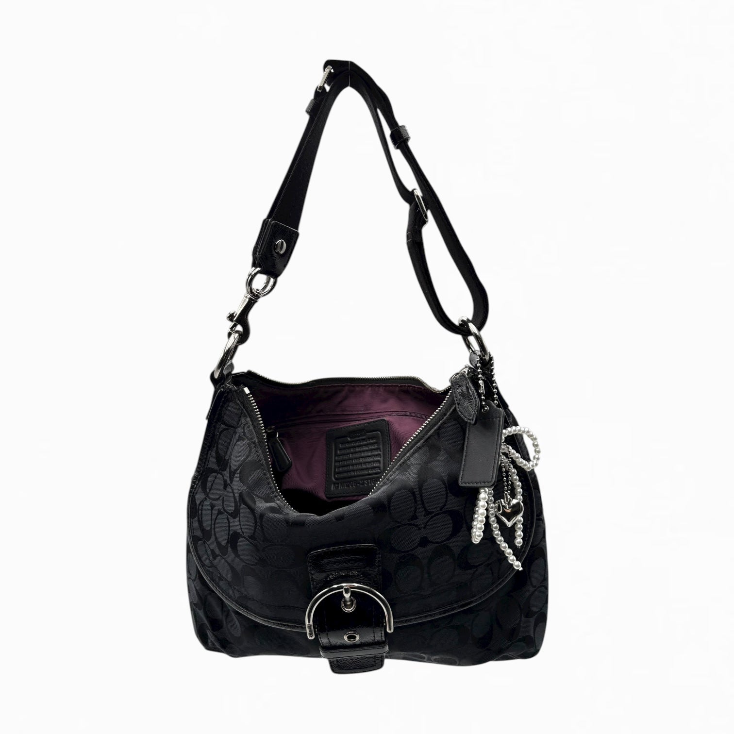 COACH MONOGRAM HOBO BAG
