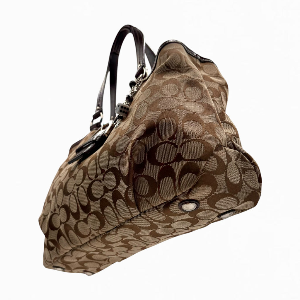 COACH MONOGRAM HAND BAG