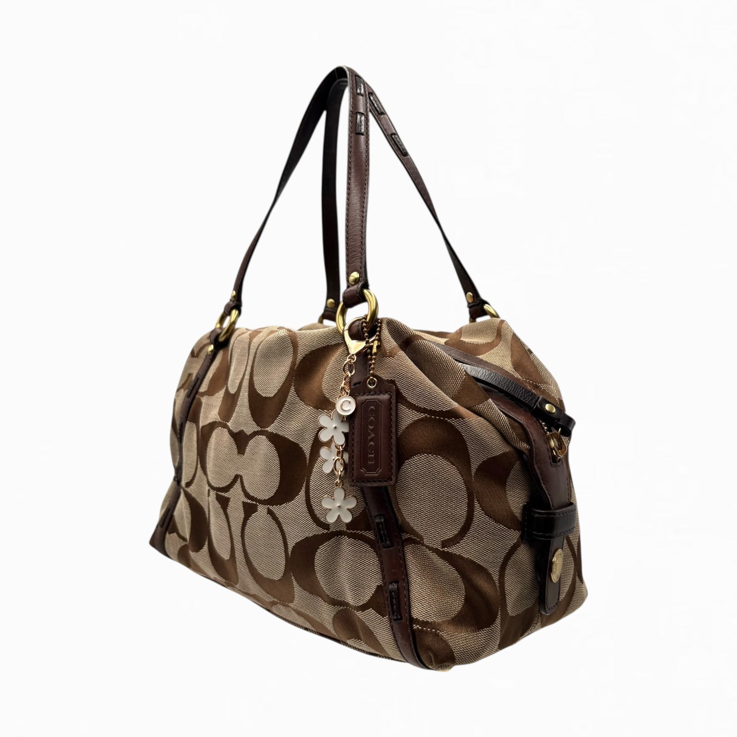 COACH MONOGRAM HAND BAG