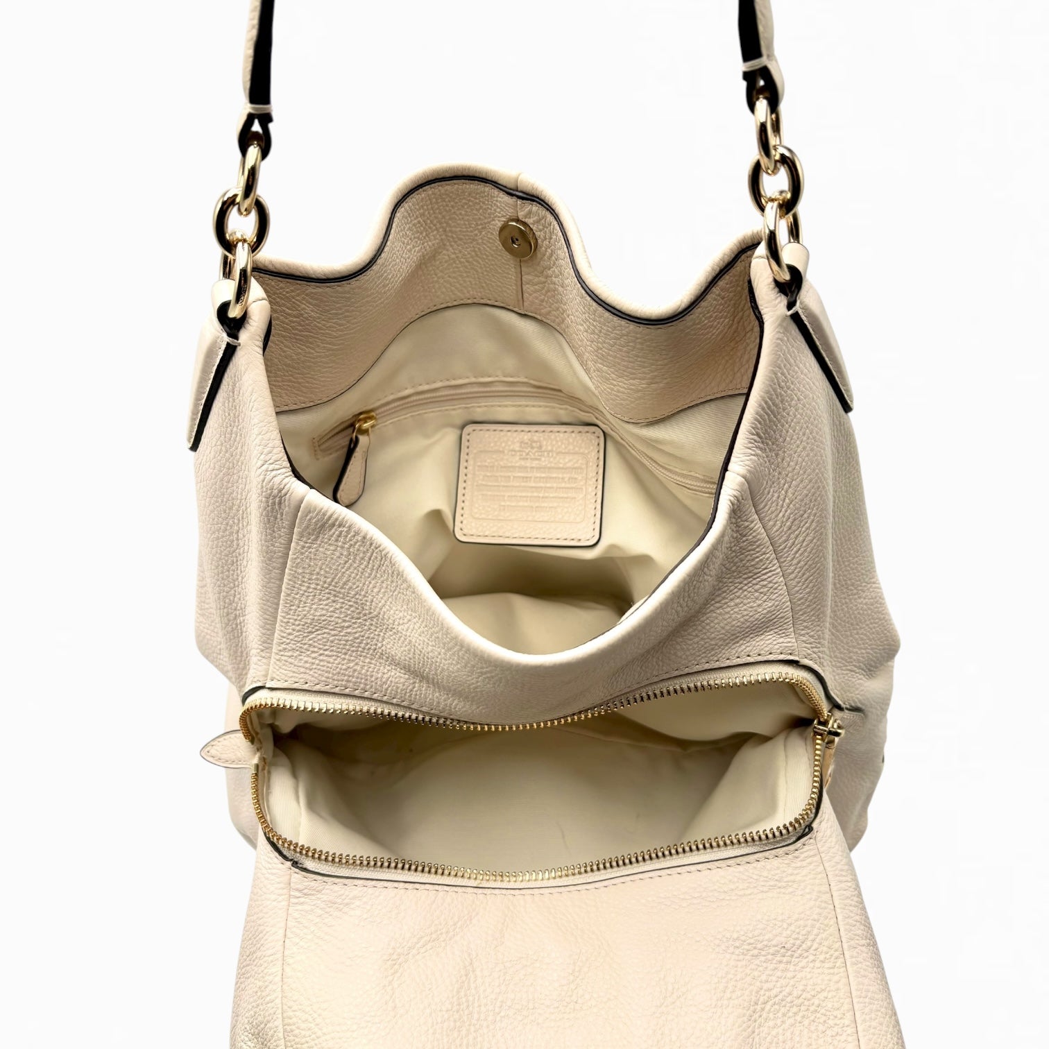 COACH LEATHER HOBO BAG