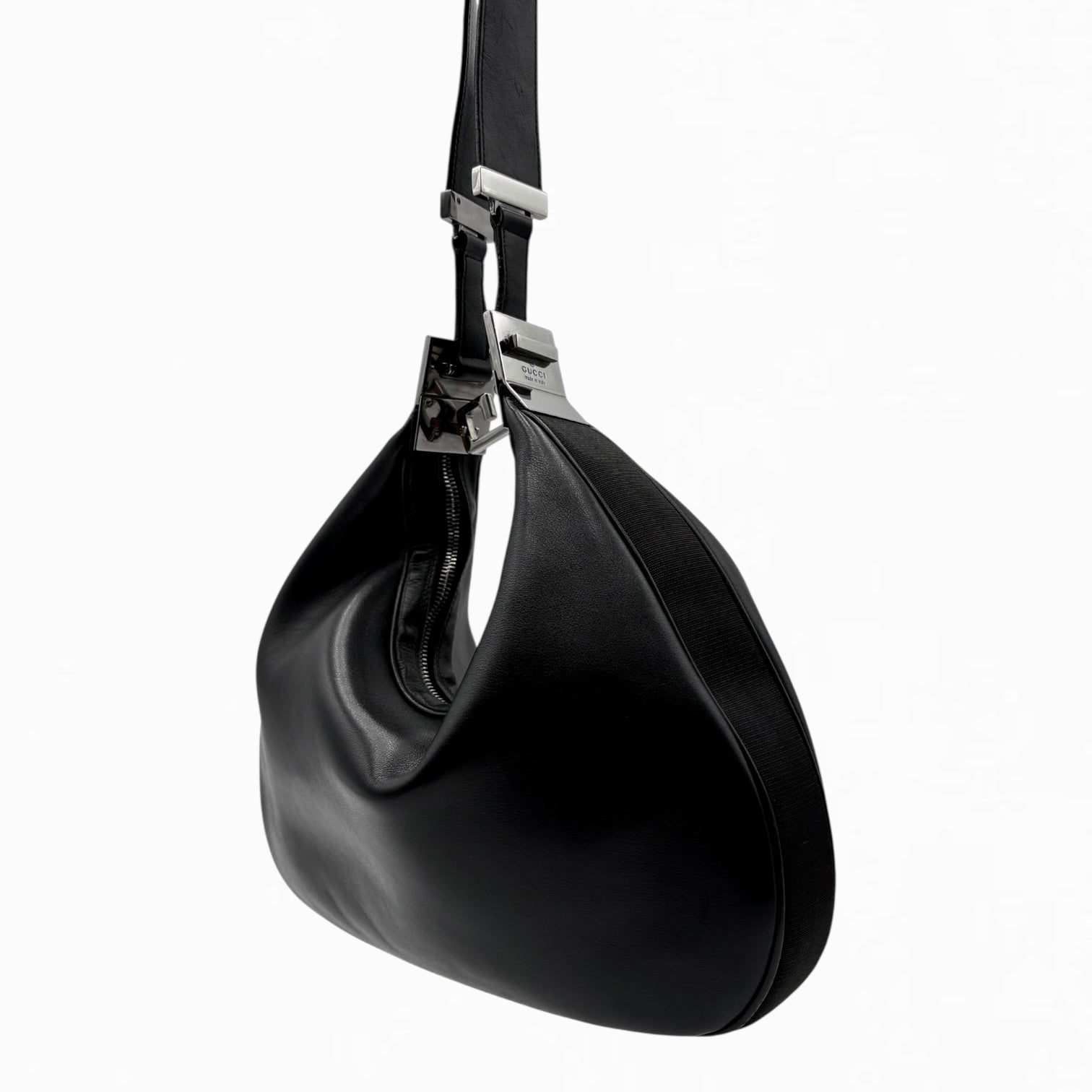 GUCCI BY TOM FORD LEATHER HOBO BAG