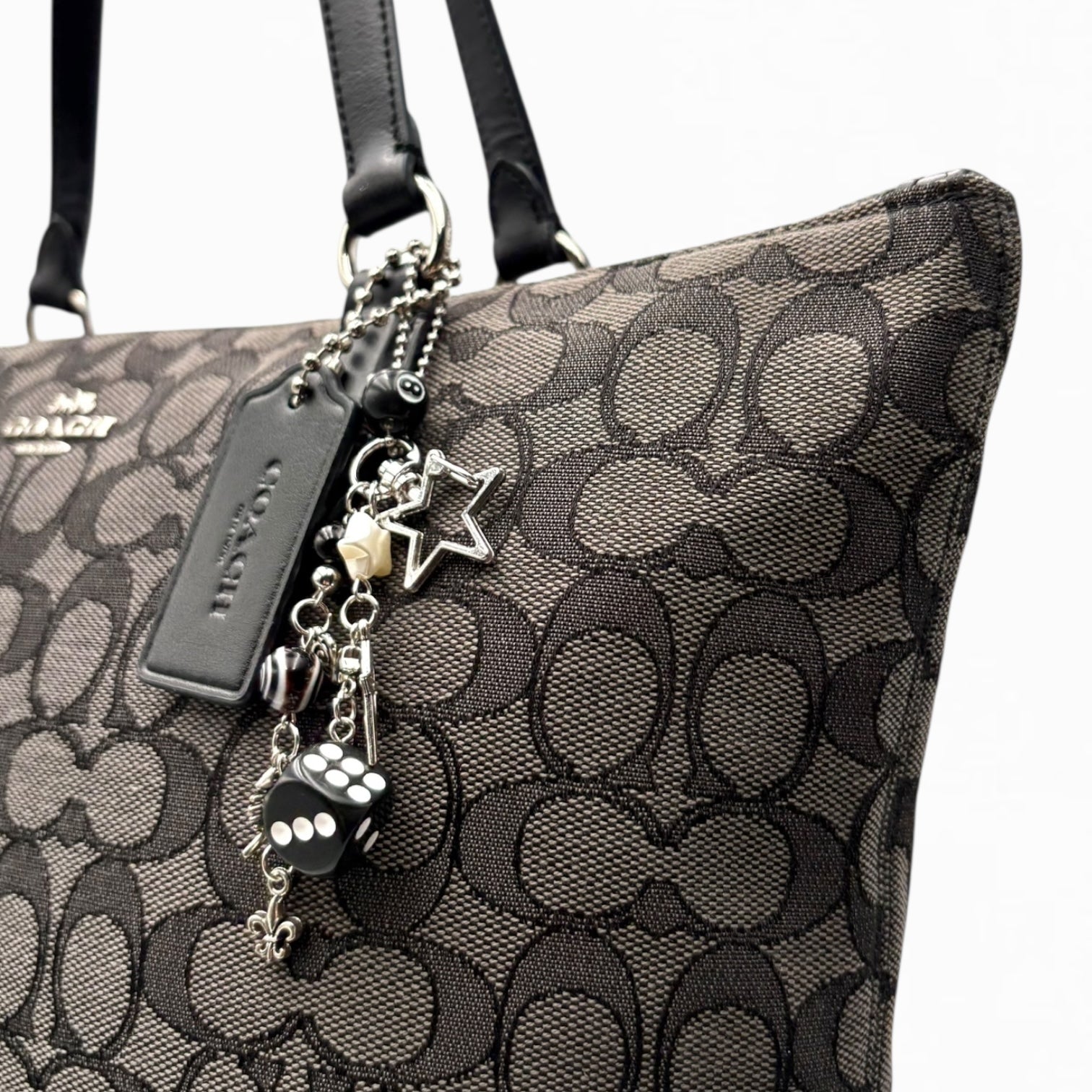 COACH MONOGRAM HAND BAG