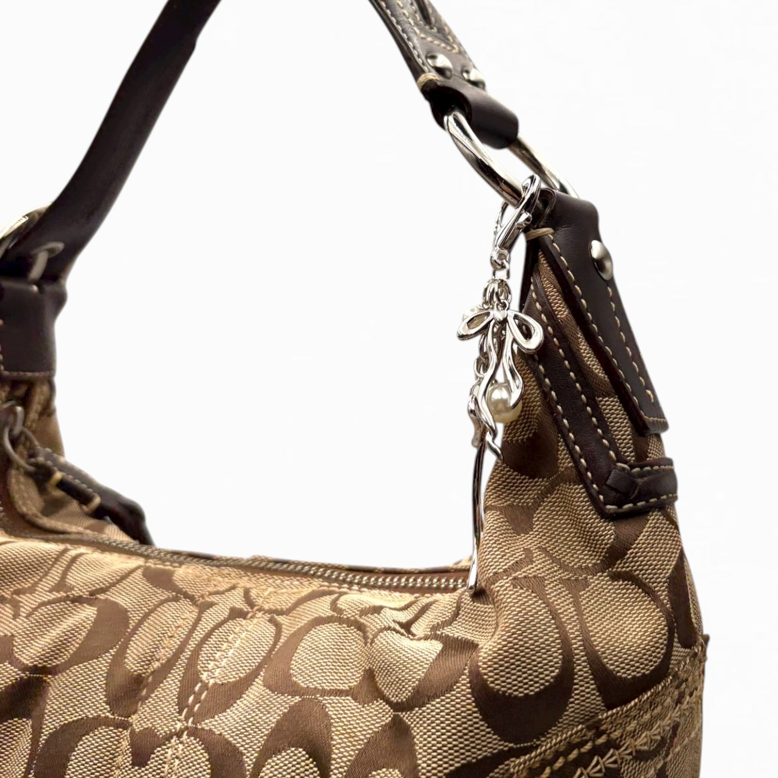 COACH MONOGRAM HAND BAG