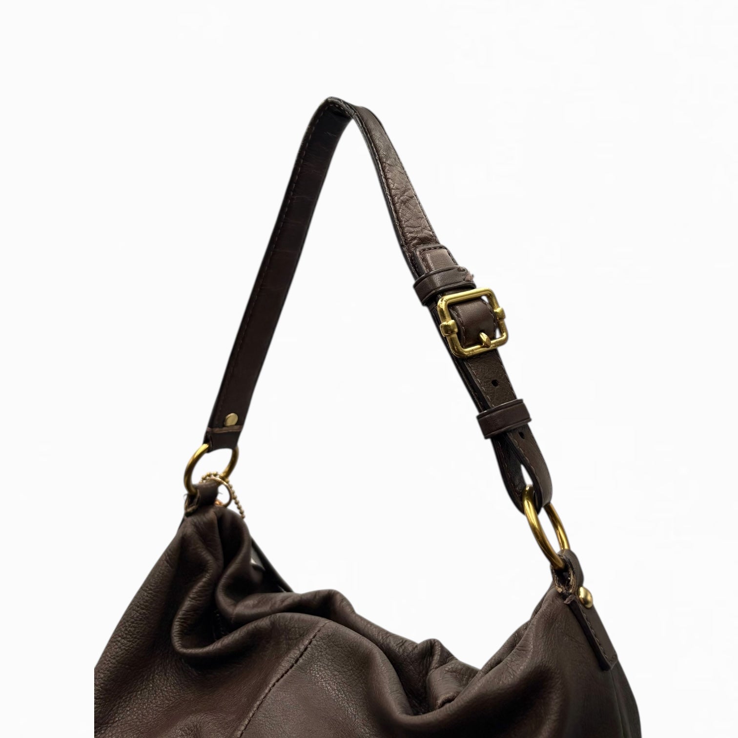 COACH LEATHER HOBO BAG