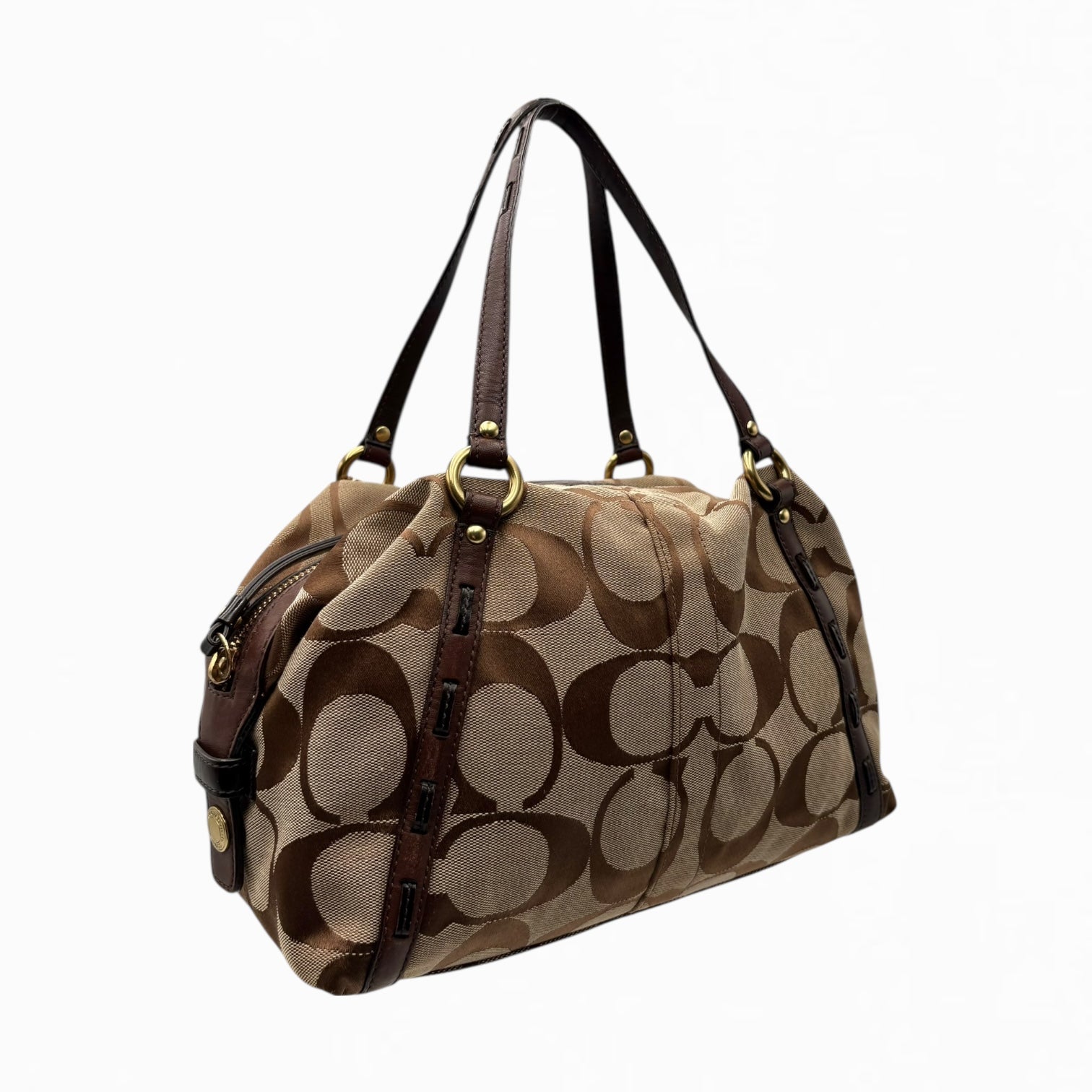 COACH MONOGRAM HAND BAG