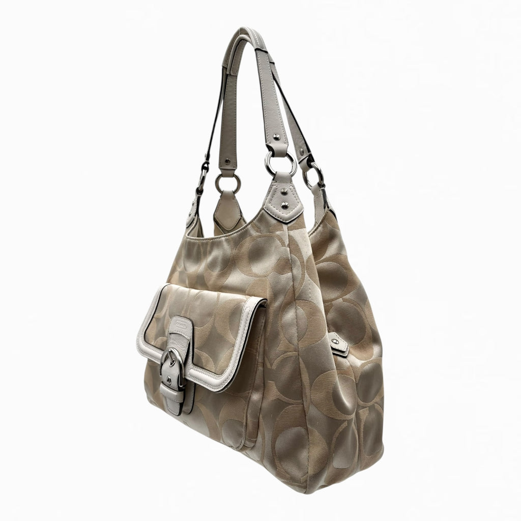 COACH MONOGRAM HOBO BAG