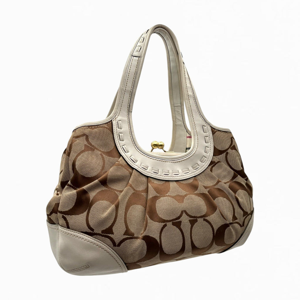 COACH MONOGRAM HOBO BAG