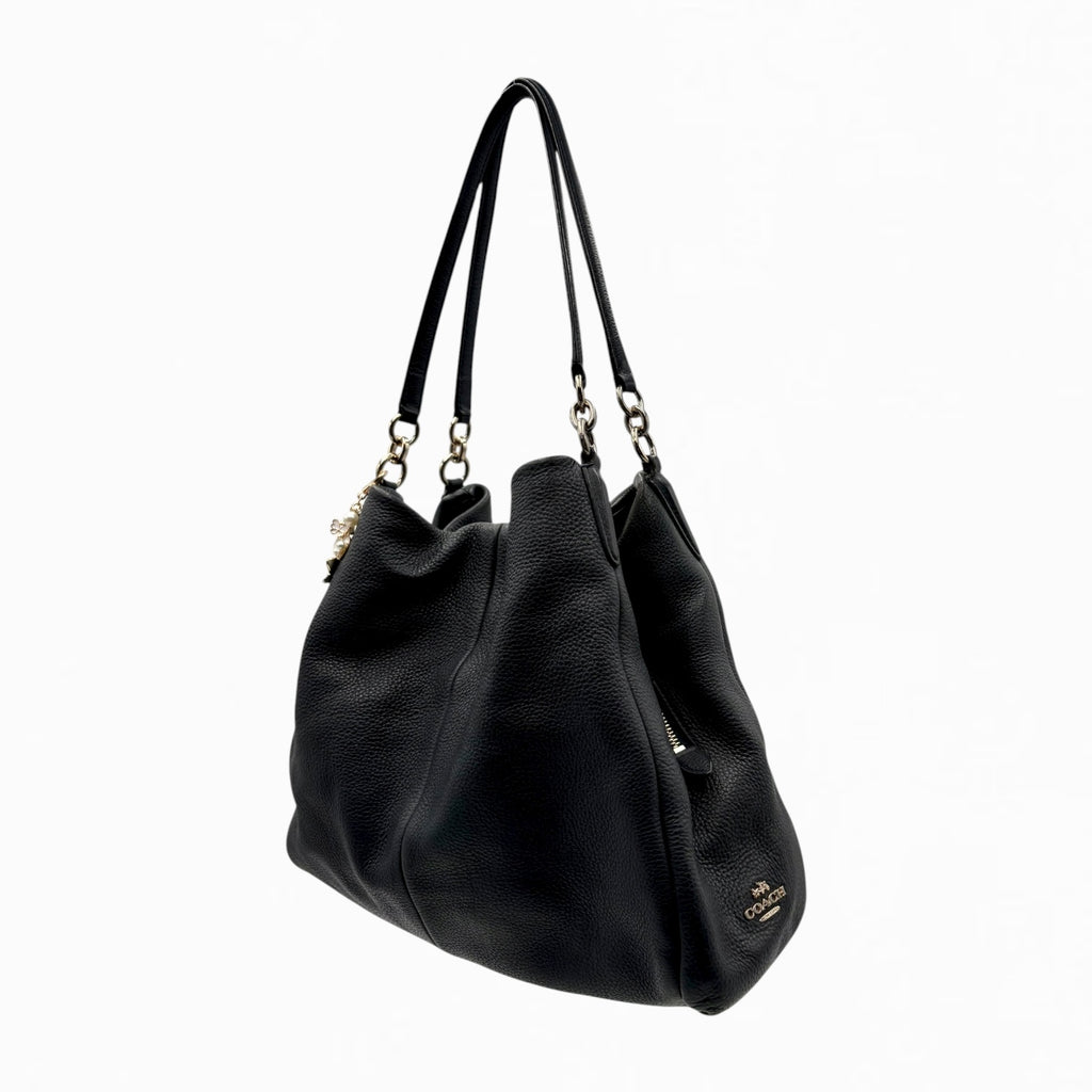COACH LEATHER HOBO BAG