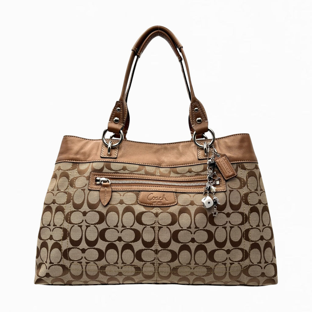 COACH MONOGRAM HAND BAG