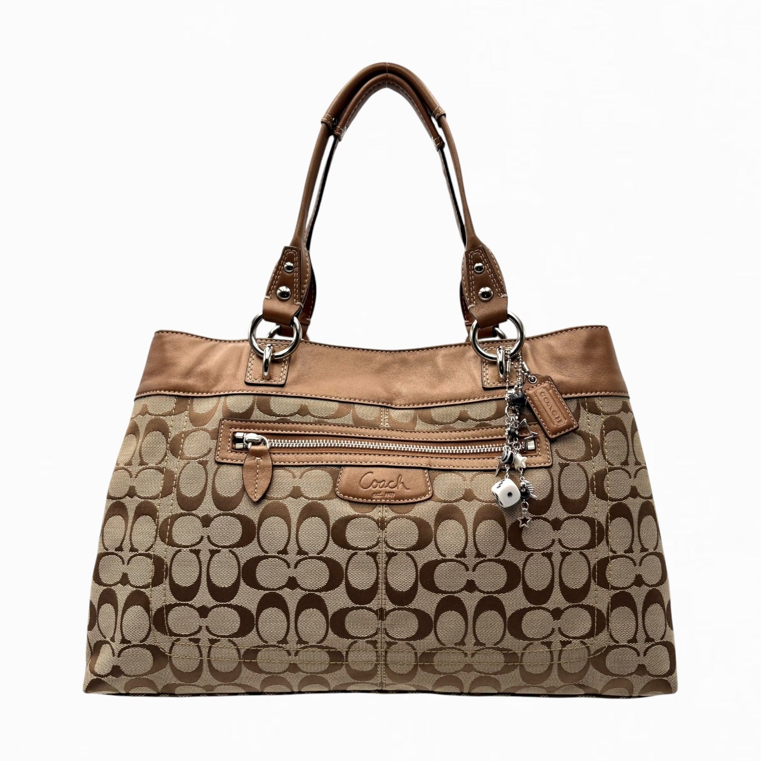 COACH MONOGRAM HAND BAG