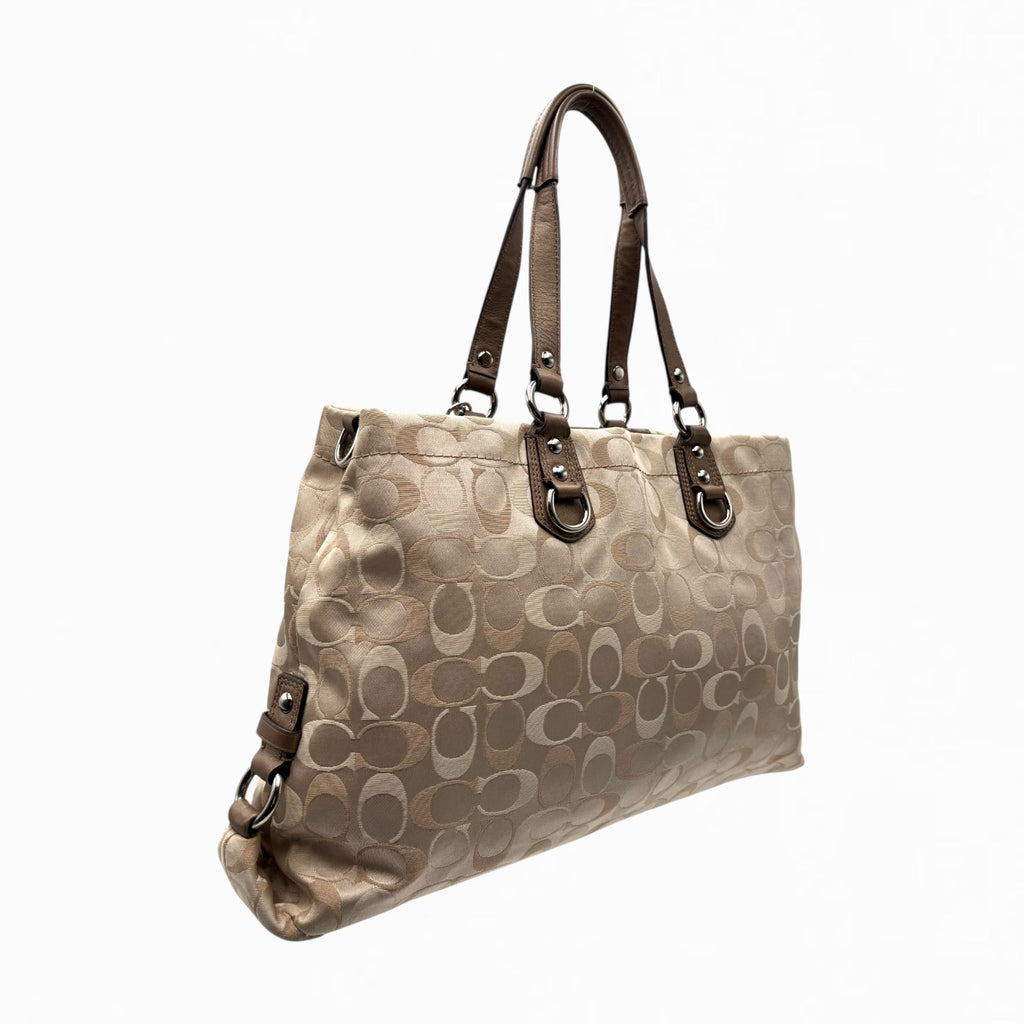 COACH MONOGRAM HAND BAG