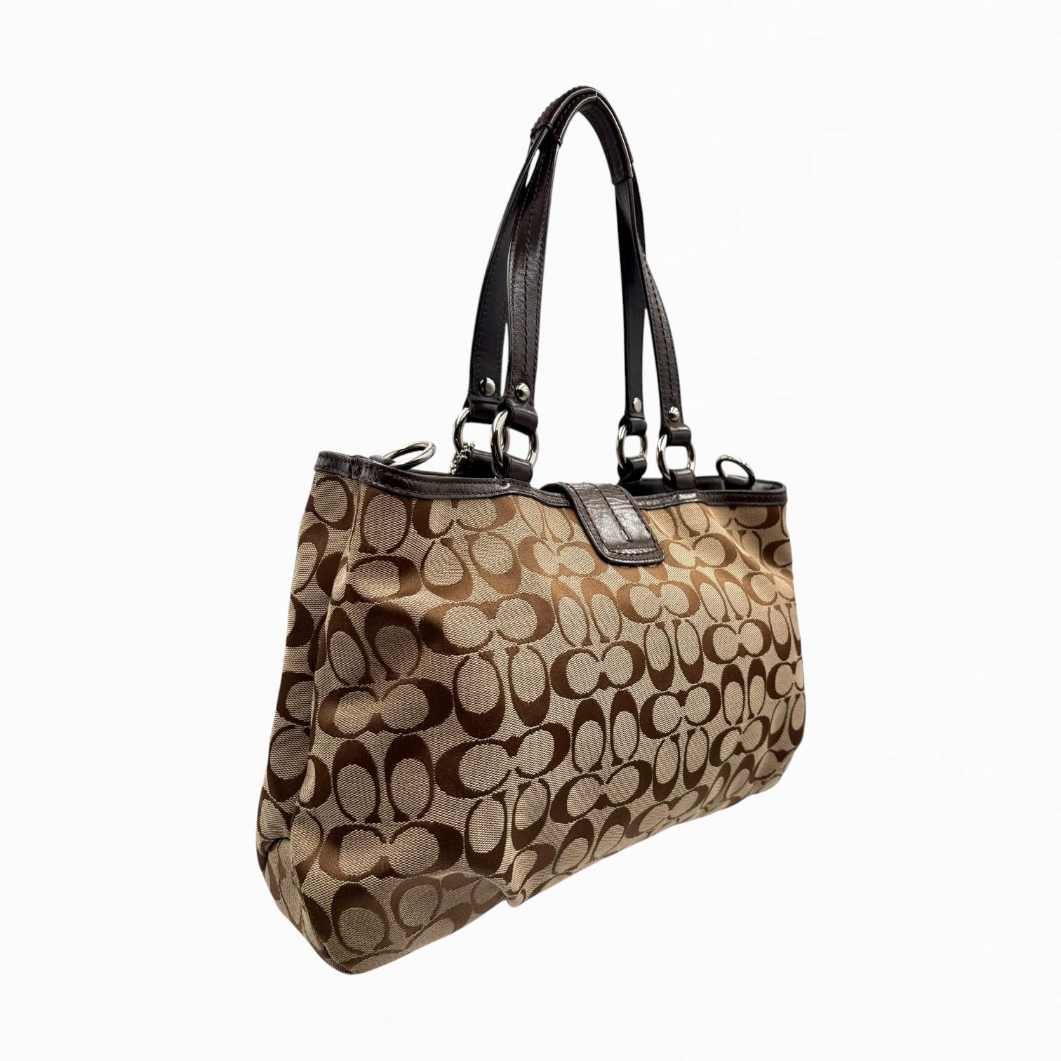 COACH MONOGRAM HAND BAG