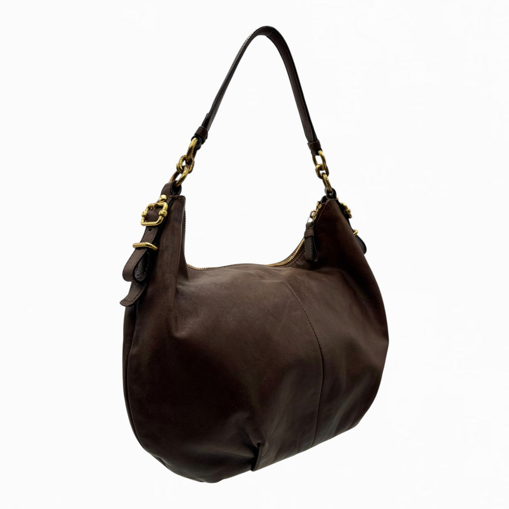 COACH LEATHER HOBO BAG