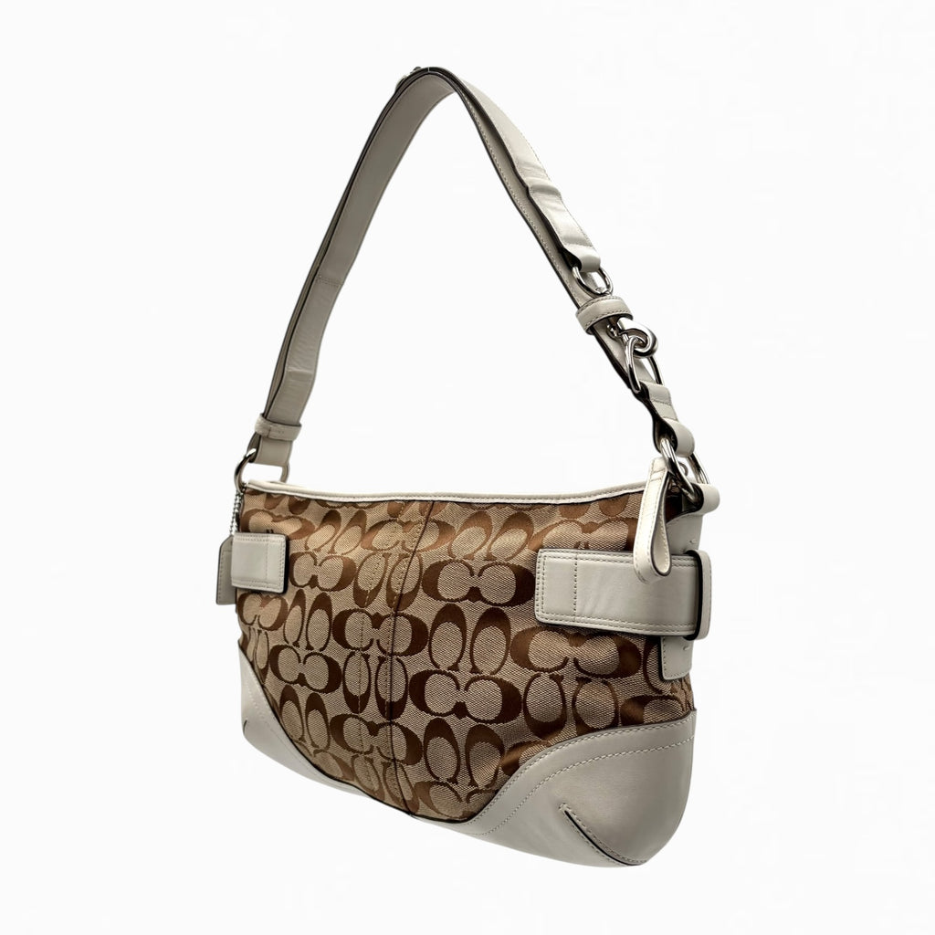 COACH MONOGRAM HAND BAG