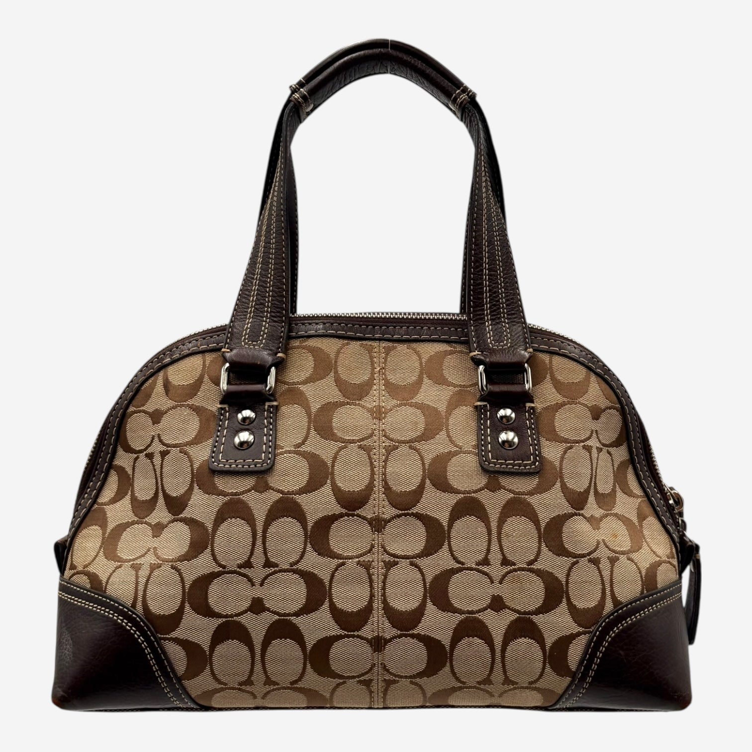 COACH MONOGRAM HAND BAG