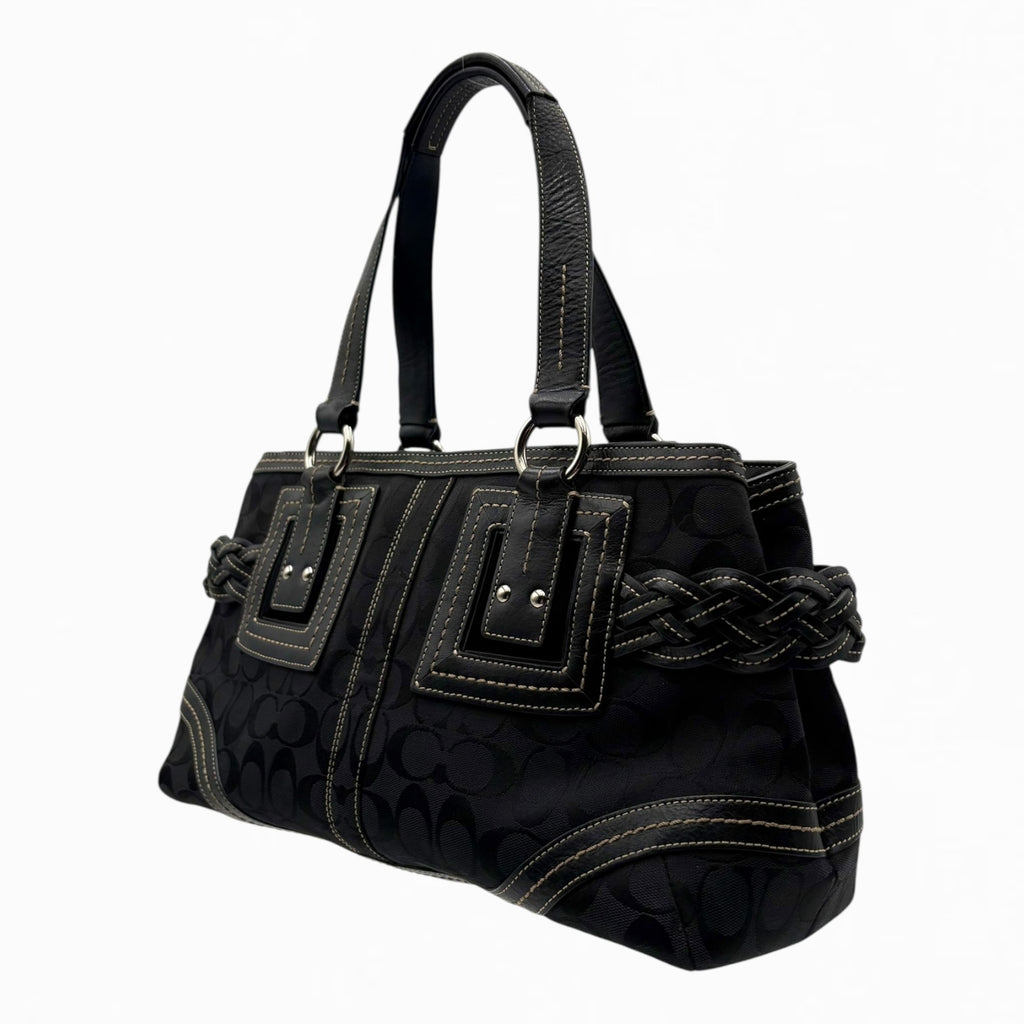 COACH MONOGRAM HAND BAG