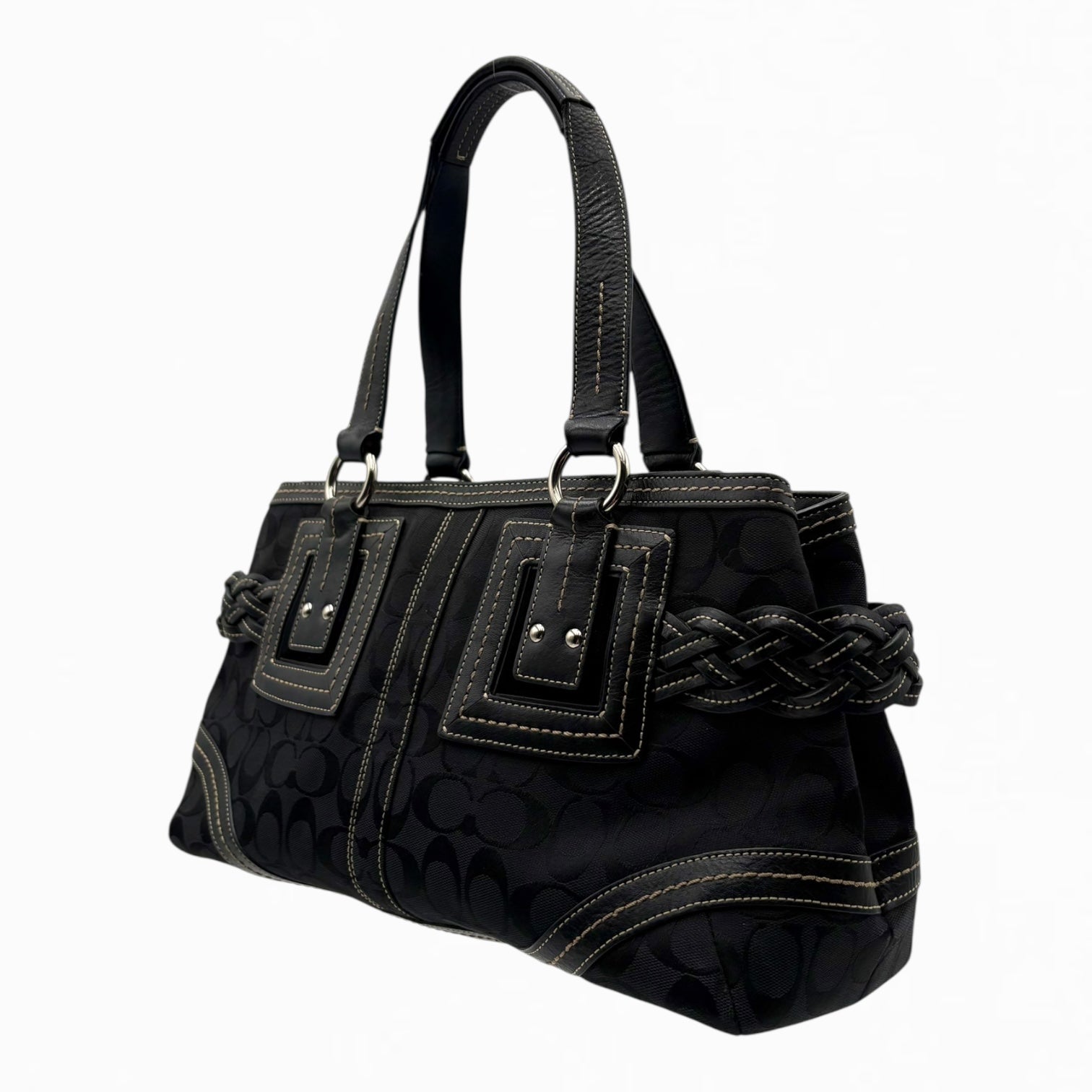 COACH MONOGRAM HAND BAG