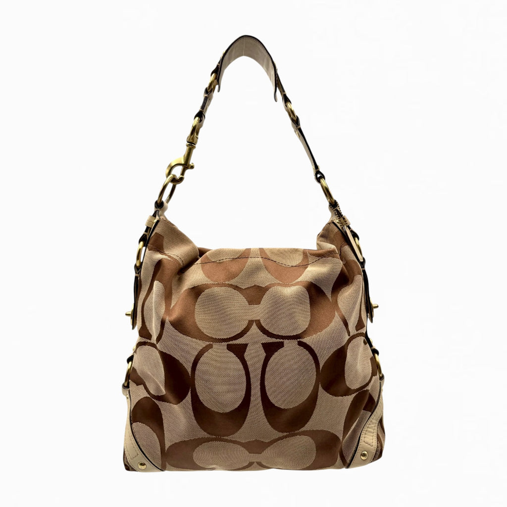 COACH MONOGRAM HOBO BAG