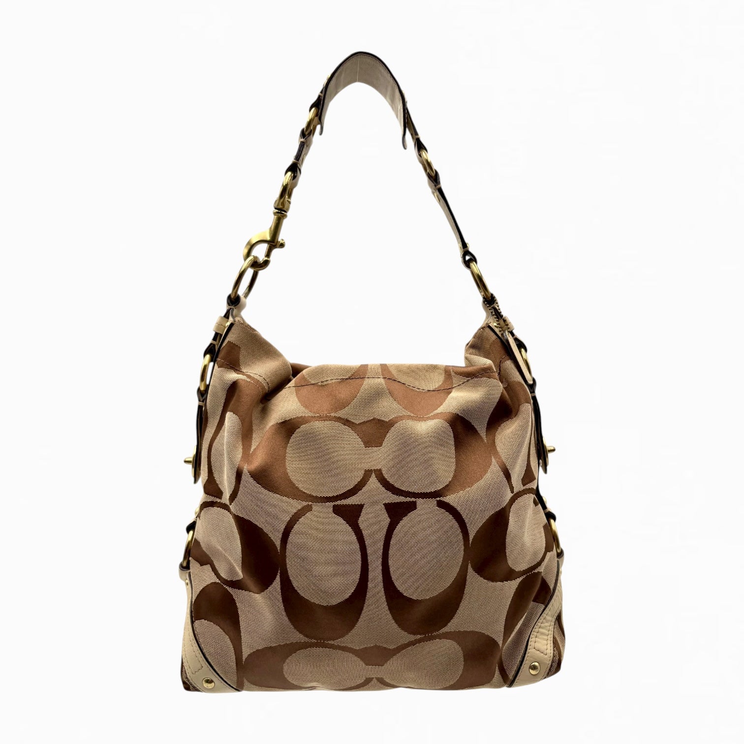 COACH MONOGRAM HOBO BAG