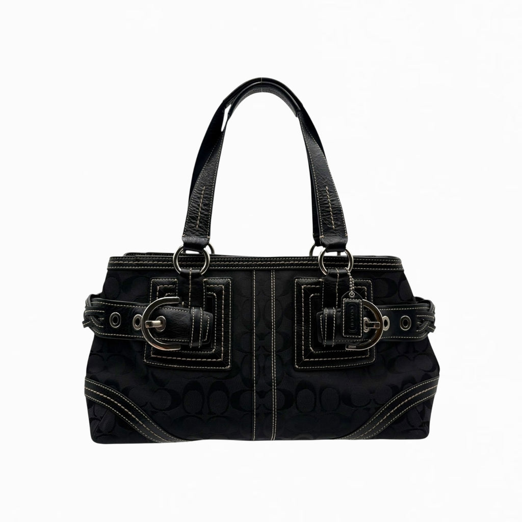 COACH MONOGRAM HAND BAG