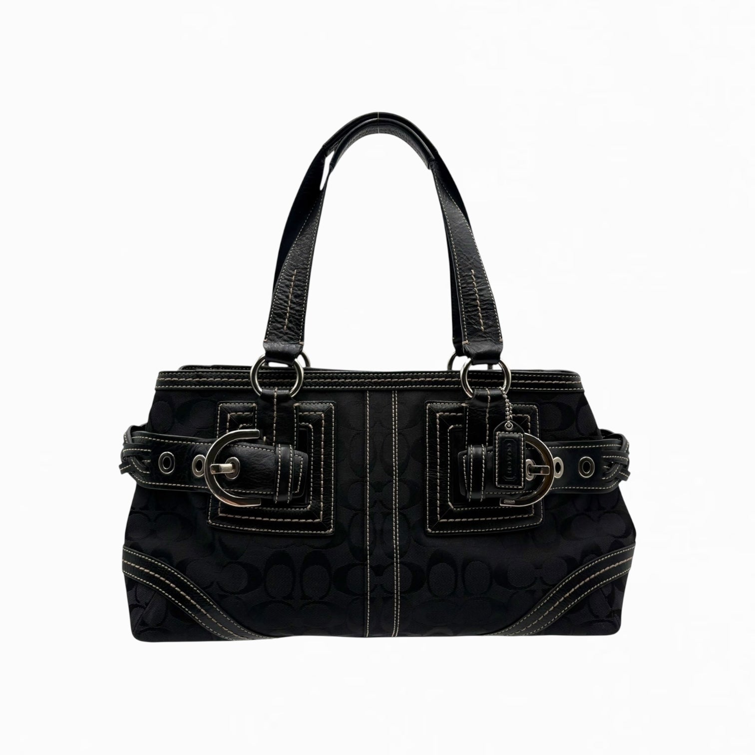 COACH MONOGRAM HAND BAG