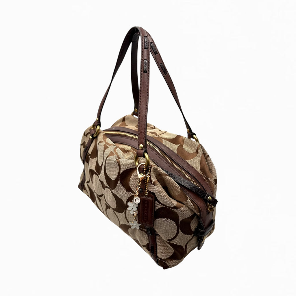 COACH MONOGRAM HAND BAG