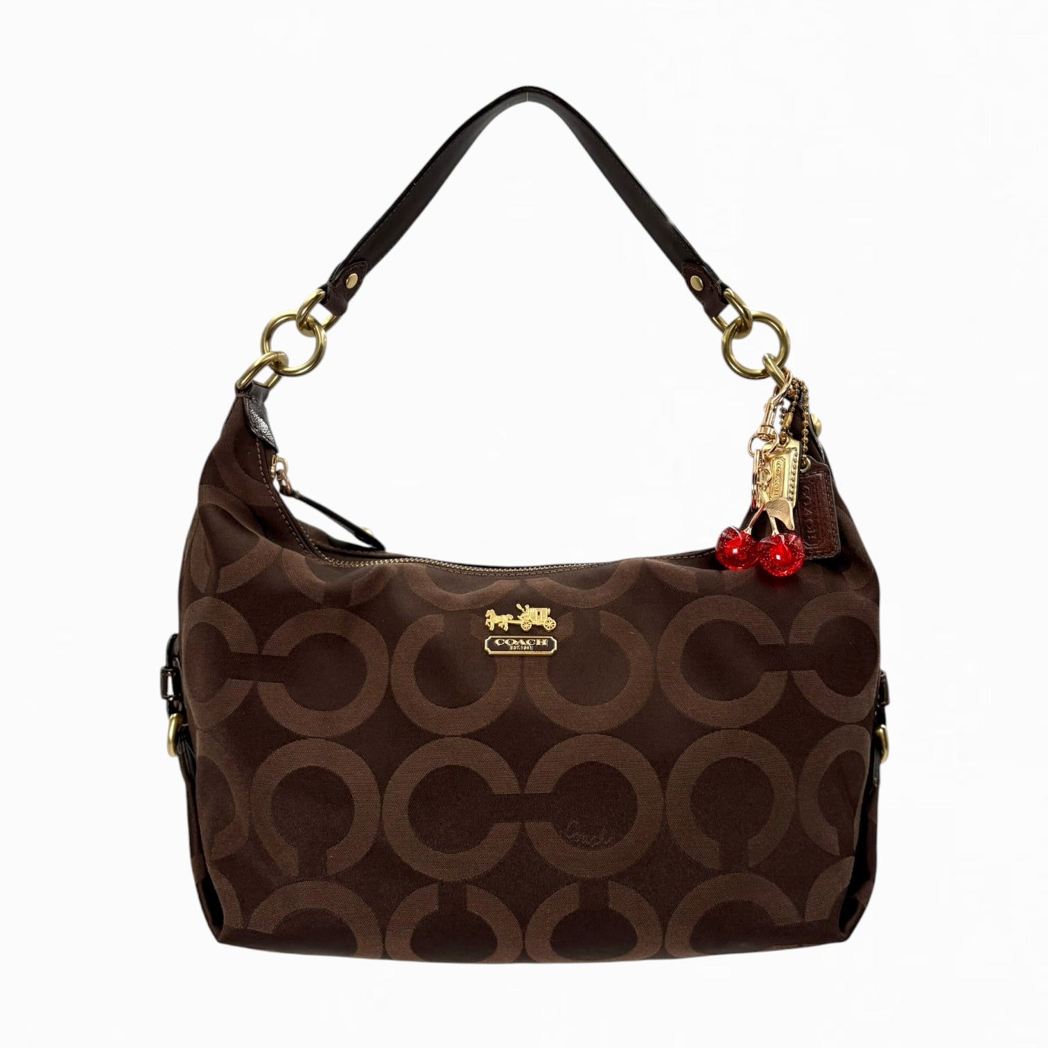 COACH MONOGRAM HOBO BAG
