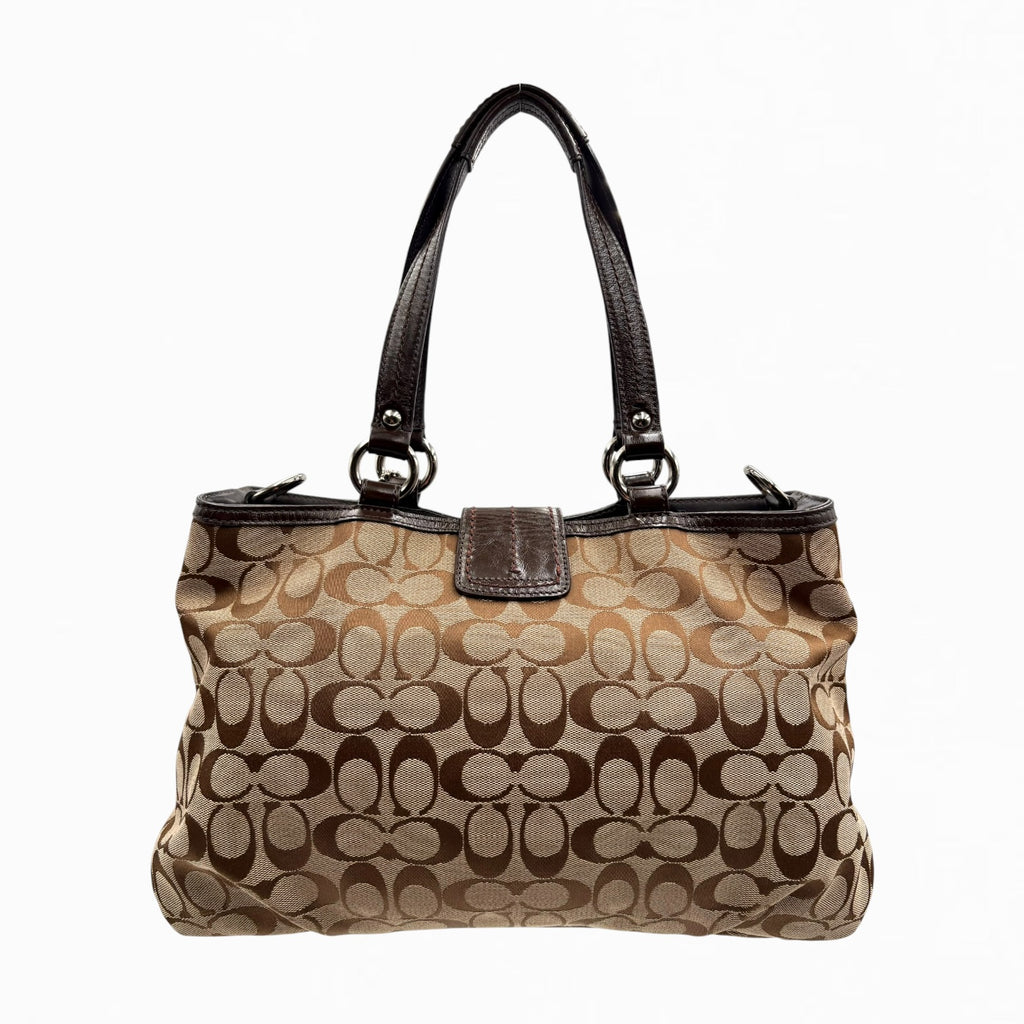COACH MONOGRAM HAND BAG