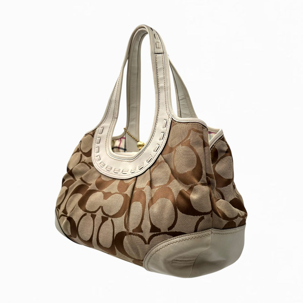 COACH MONOGRAM HOBO BAG