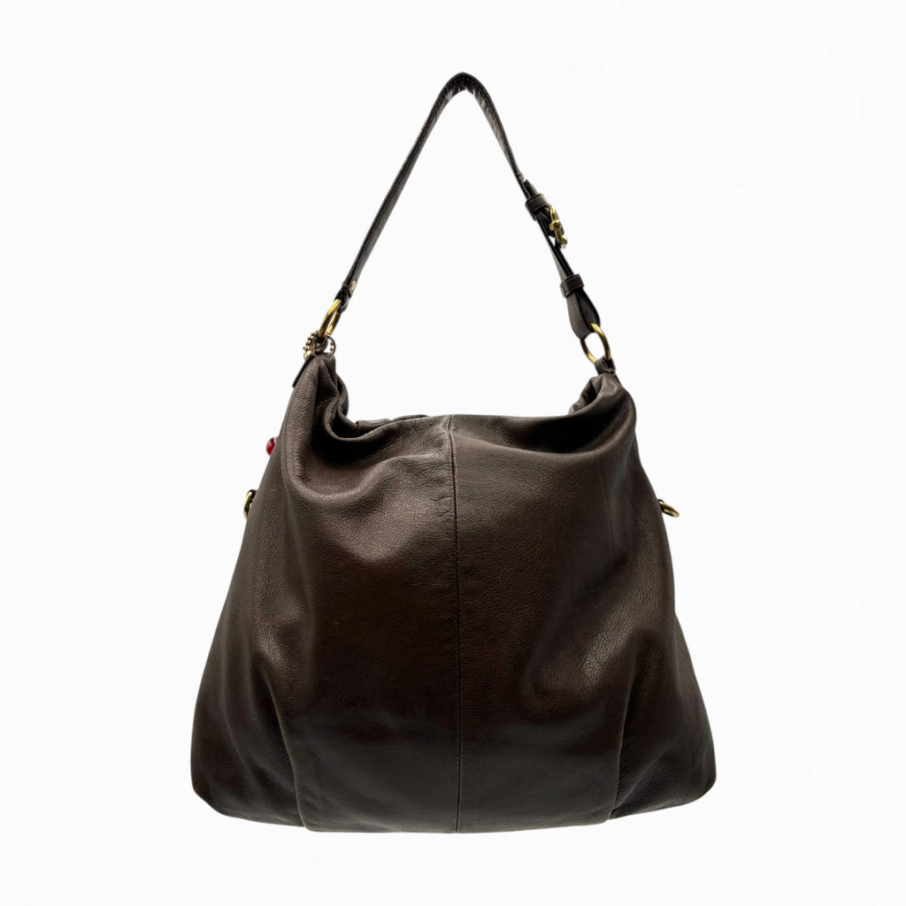 COACH LEATHER HOBO BAG