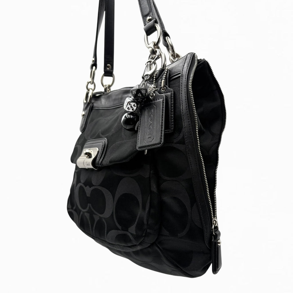COACH MONOGRAM HAND BAG