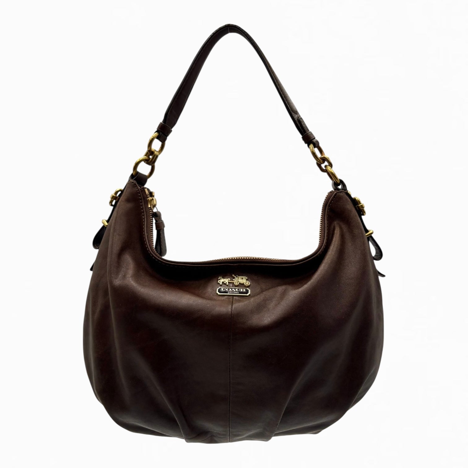 COACH LEATHER HOBO BAG