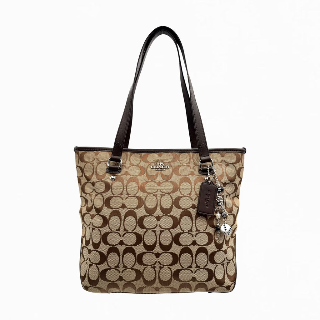 COACH MONOGRAM HAND BAG