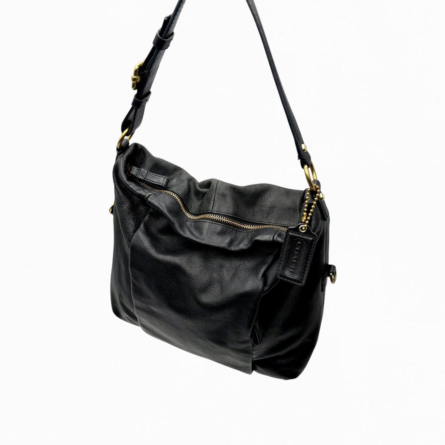 COACH LEATHER HOBO BAG