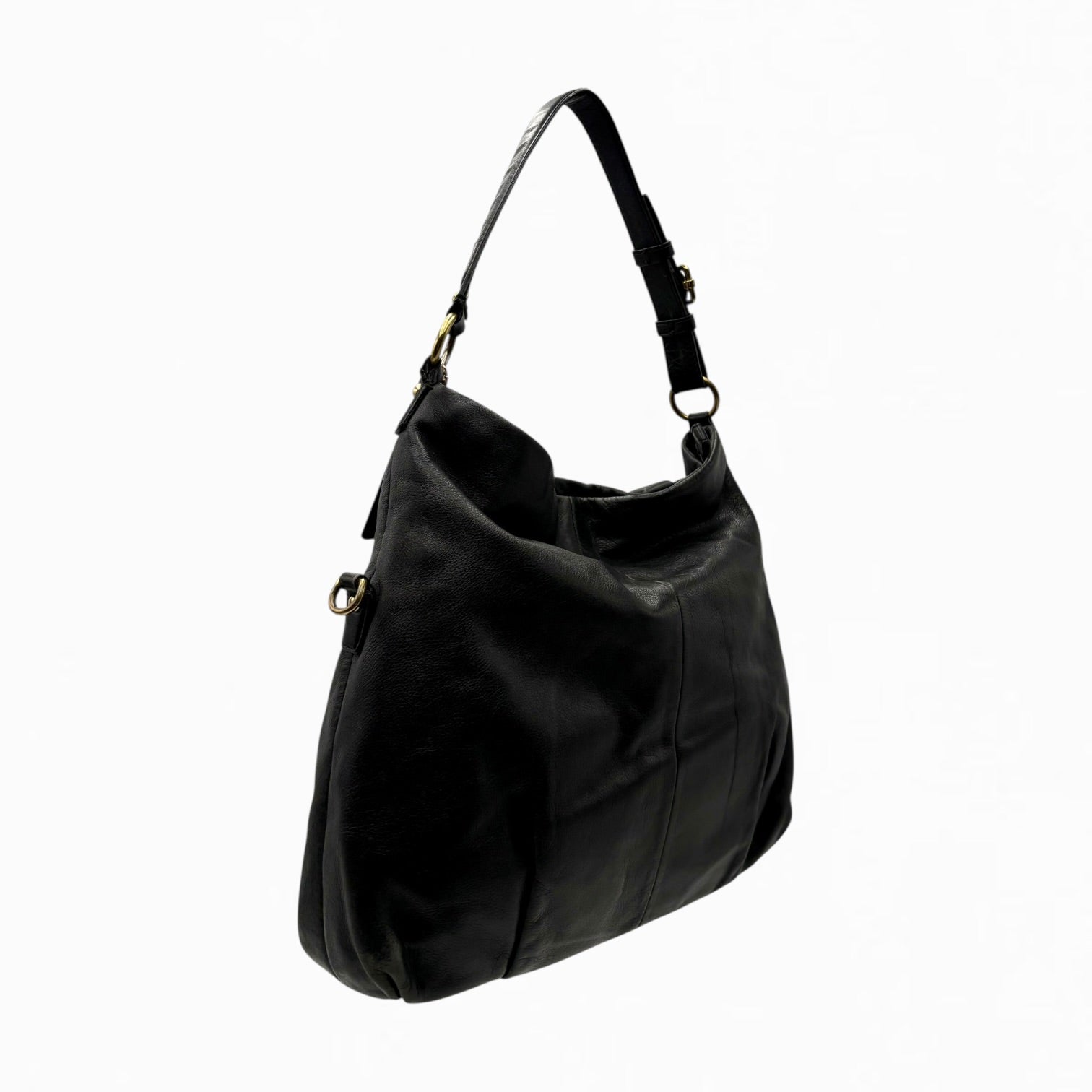 COACH LEATHER HOBO BAG