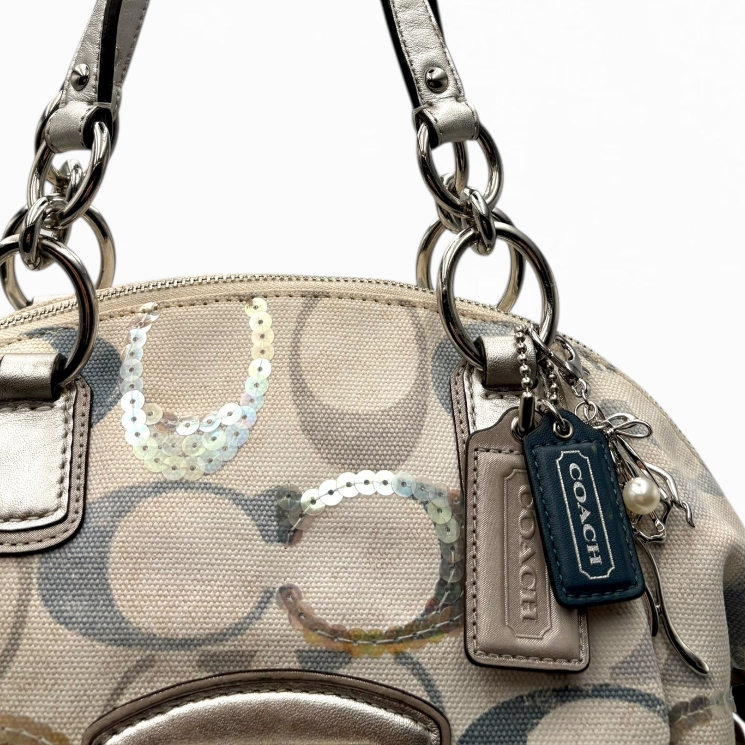 COACH MONOGRAM HAND BAG