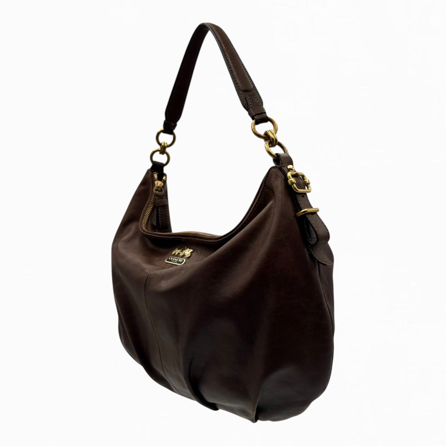 COACH LEATHER HOBO BAG