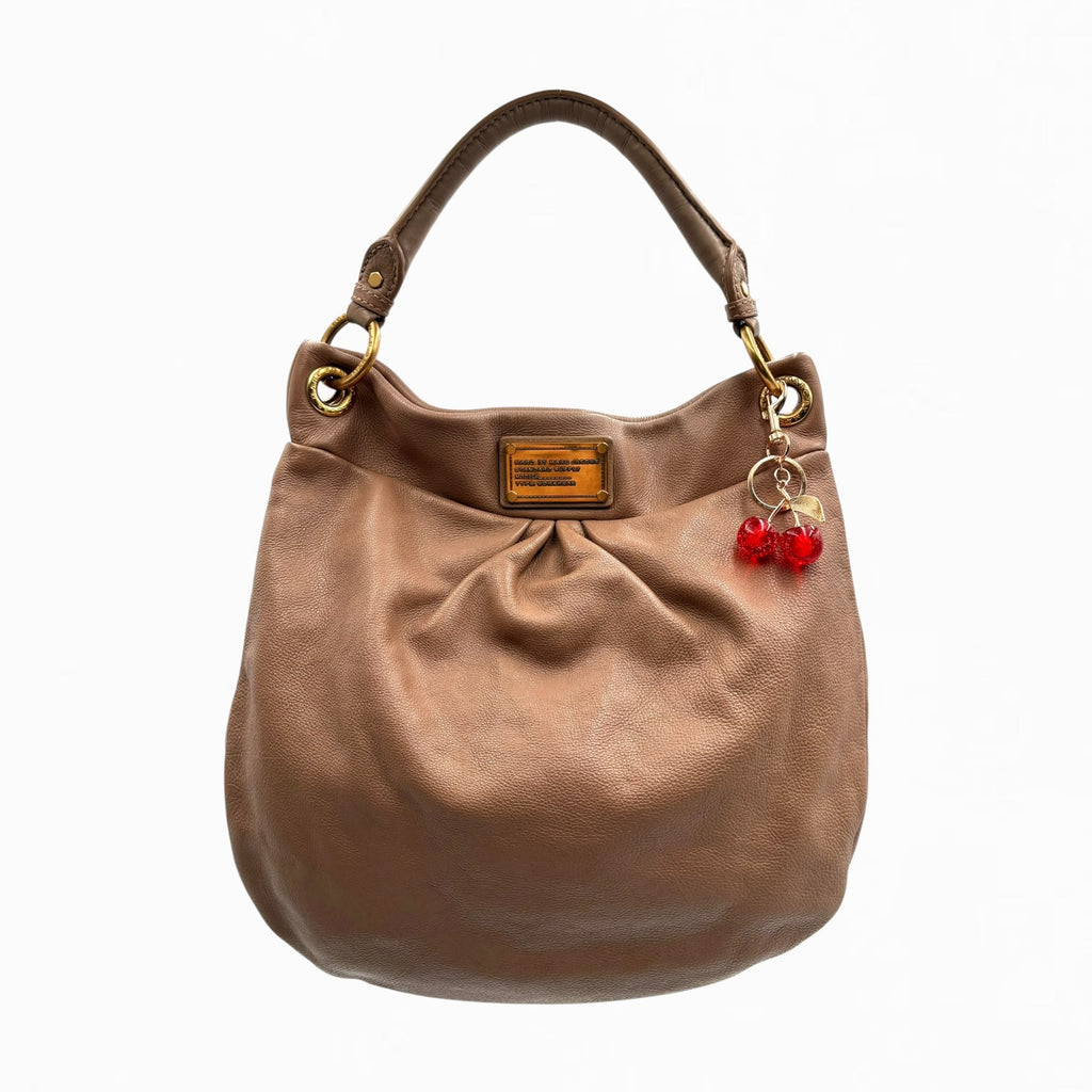 MARC JACOBS LEATHER HOBO BAG