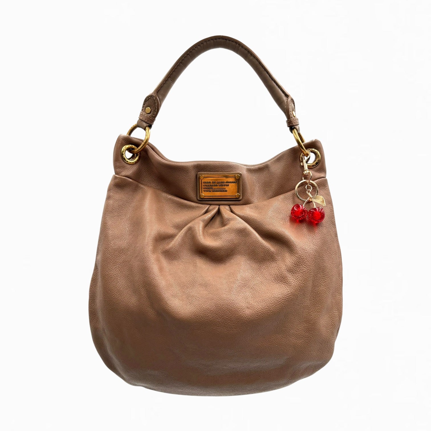 MARC JACOBS LEATHER HOBO BAG