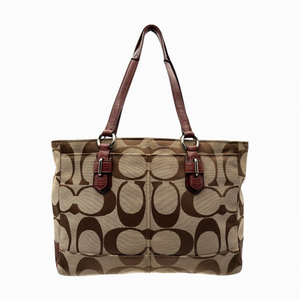 COACH MONOGRAM HAND BAG