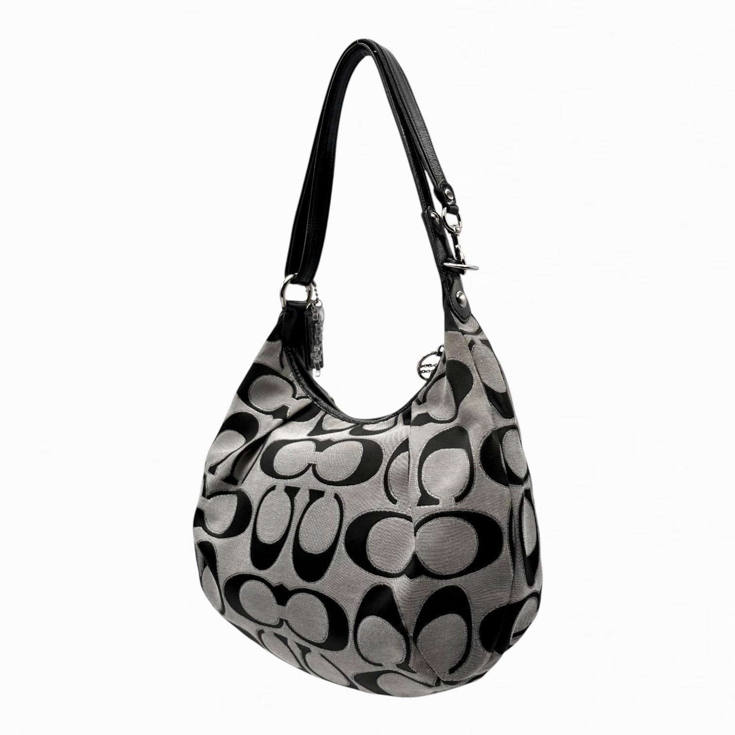 COACH POPPY MONOGRAM HAND BAG