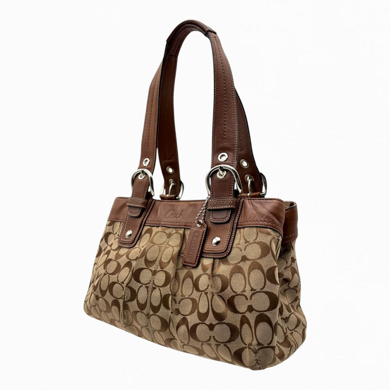 COACH MONOGRAM HAND BAG