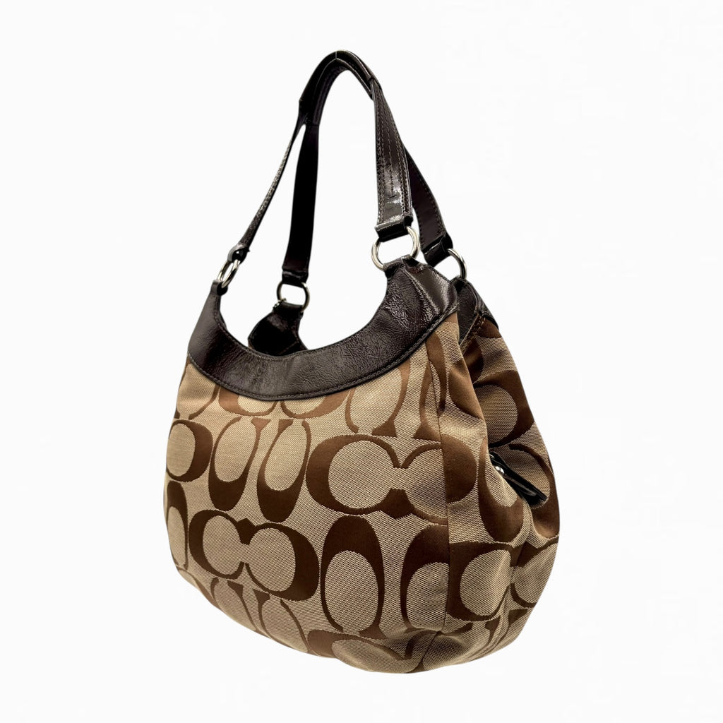 COACH MONOGRAM HOBO BAG