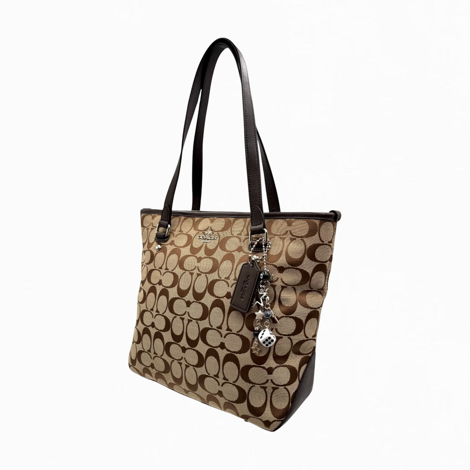 COACH MONOGRAM HAND BAG