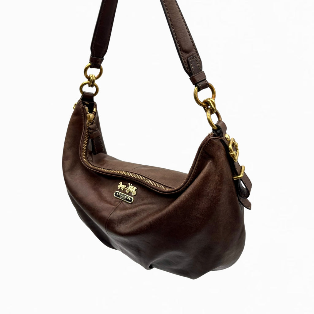 COACH LEATHER HOBO BAG