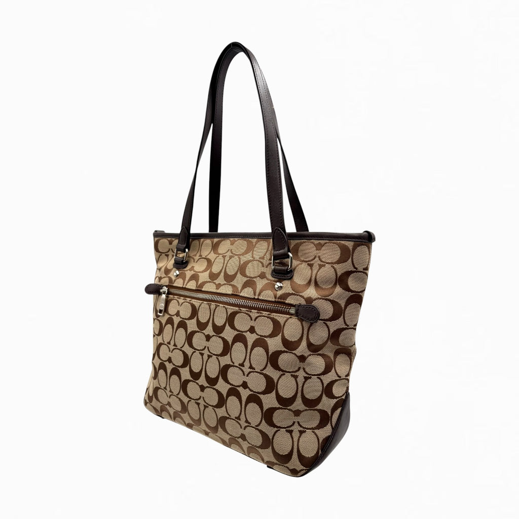 COACH MONOGRAM HAND BAG