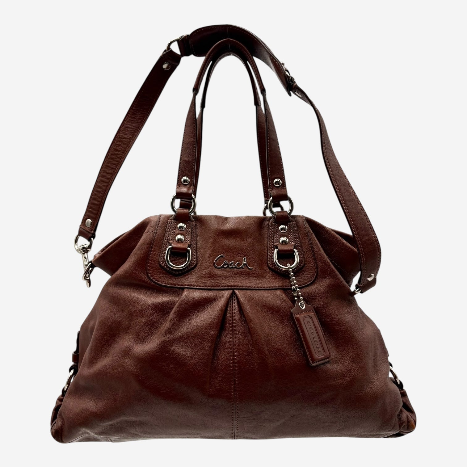 COACH LEATHER HAND BAG