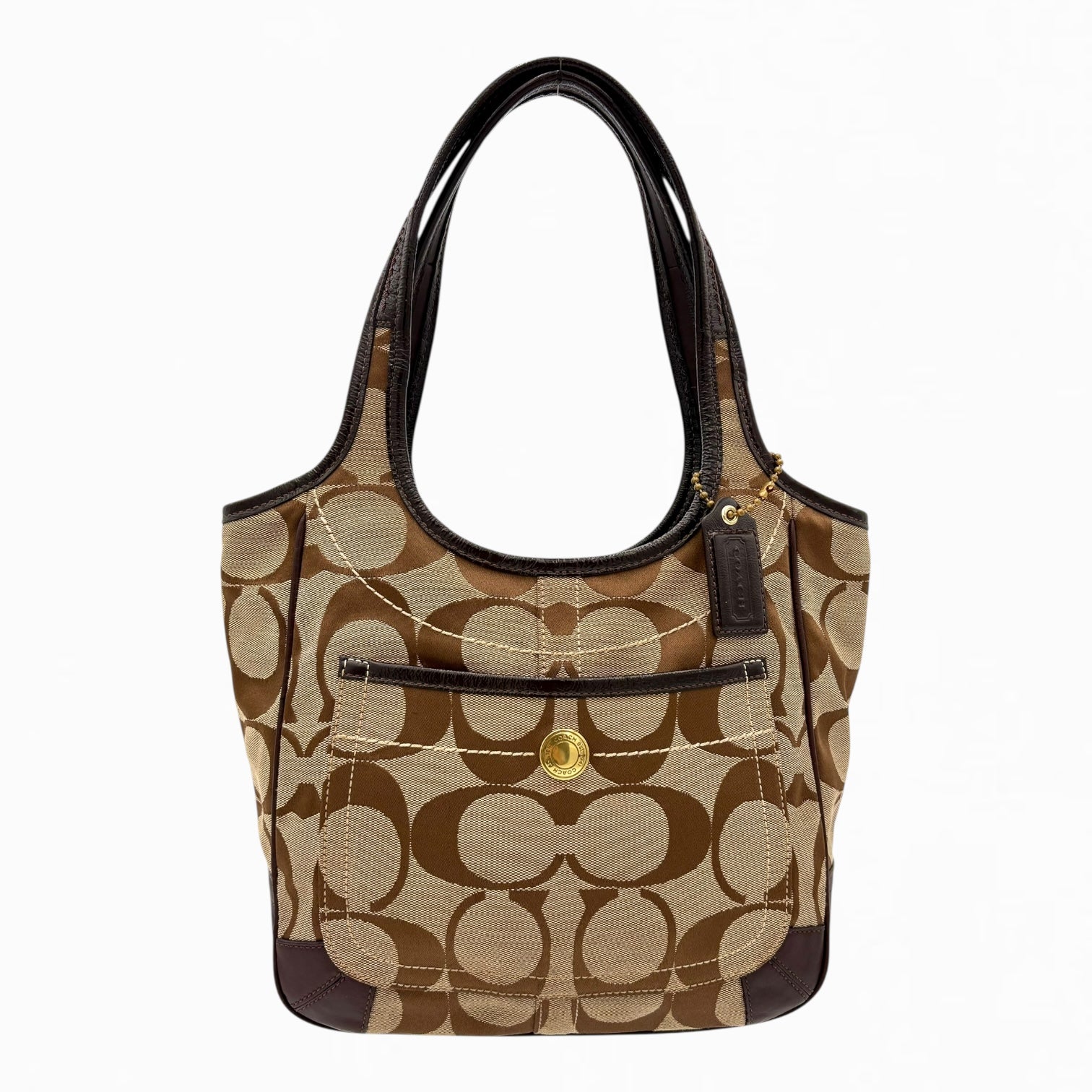COACH MONOGRAM HAND BAG