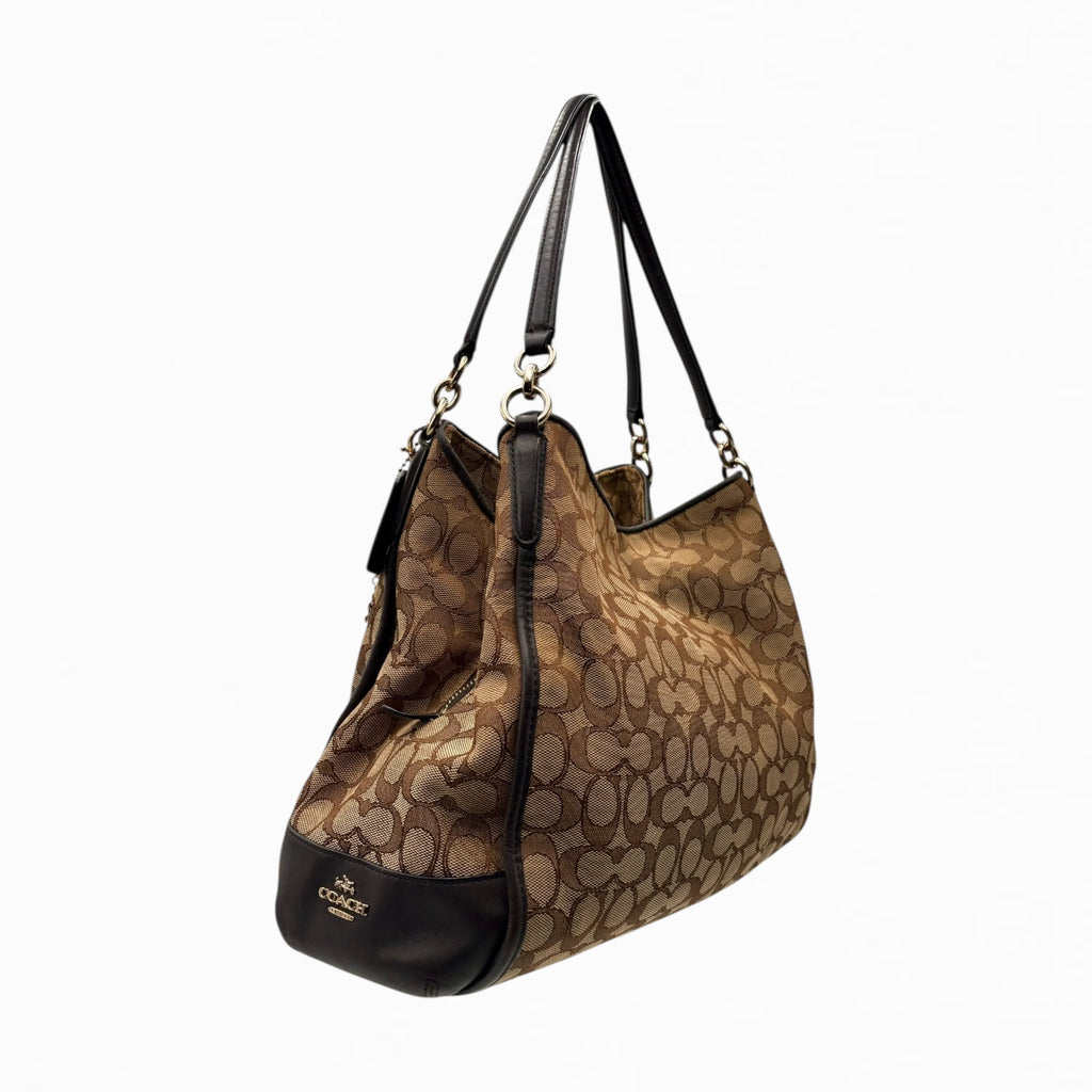 COACH MONOGRAM HOBO BAG